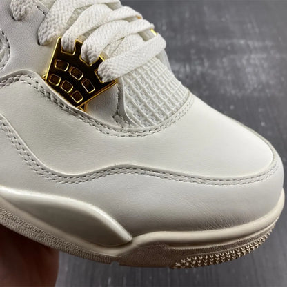 Aj 4 Sail Metallic Gold Shoes Men'S Sneakers – Nk0003549