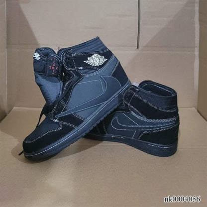 Travis Scott X Aj 1 High Black Phantom Shoes Men'S Sneakers – Nk0004056
