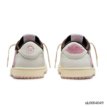 Travis Scott x AJ 1 Low Dark Pony Shoes Women's Sneakers – Nk0004049