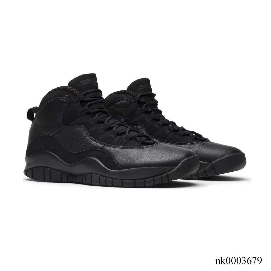Aj 10 Retro Blackout Shoes Men'S Sneakers – Nk0003679