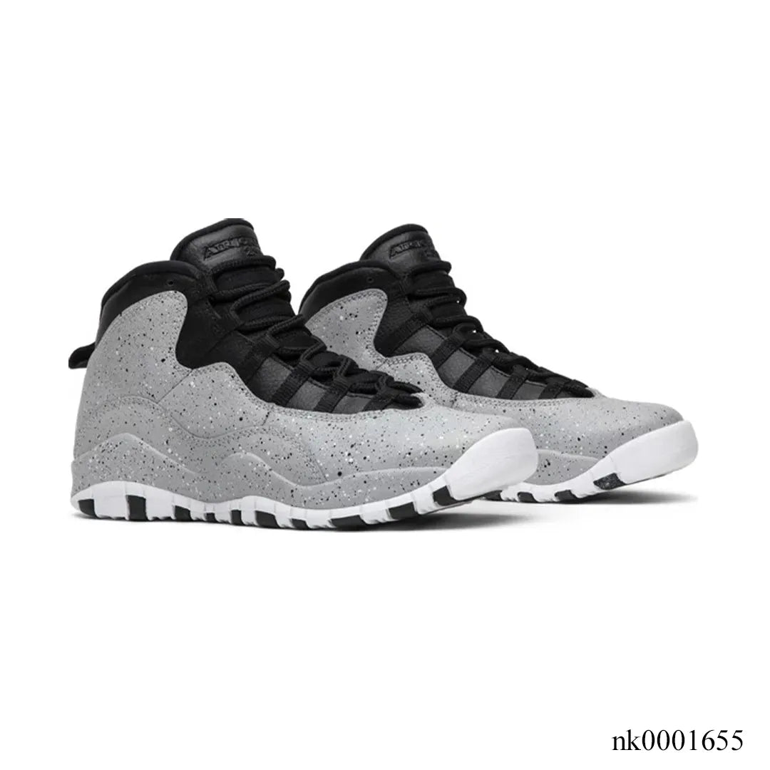 Aj 10 Cement Shoes Men'S Sneakers – Nk0001655