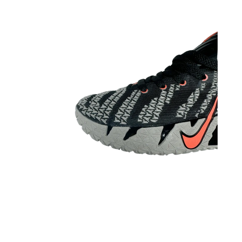 Nike JA 3 black and gray basketball shoes, Ja Morant signature sneaker