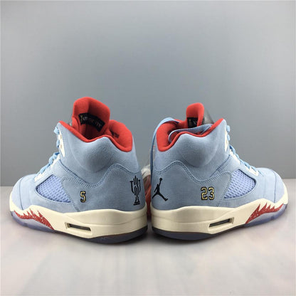 Aj 5 Retro Trophy Room Ice Blue Shoes Men'S Sneakers – Nk0000146