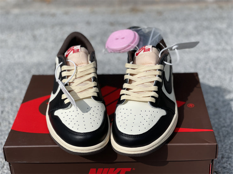 Travis Scott X Aj 1 Low Og Sp Dark Mocha Shoes Men'S Sneakers – Nk0002022