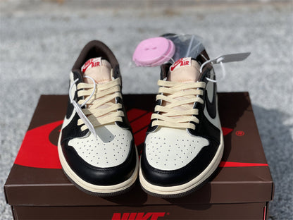 Travis Scott X Aj 1 Low Og Sp Dark Mocha Shoes Men'S Sneakers – Nk0002022