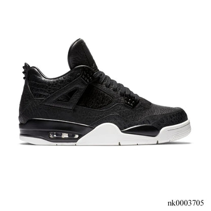 Aj 4 Retro Pony Hair Black Shoes Men'S Sneakers – Nk0003705