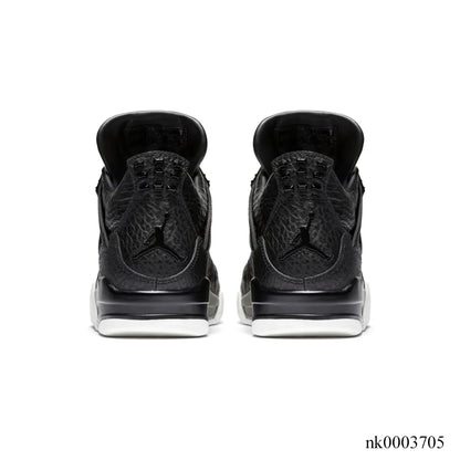 Aj 4 Retro Pony Hair Black Shoes Men'S Sneakers – Nk0003705