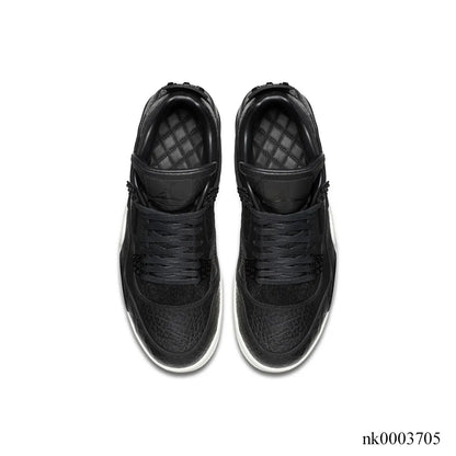 Aj 4 Retro Pony Hair Black Shoes Men'S Sneakers – Nk0003705