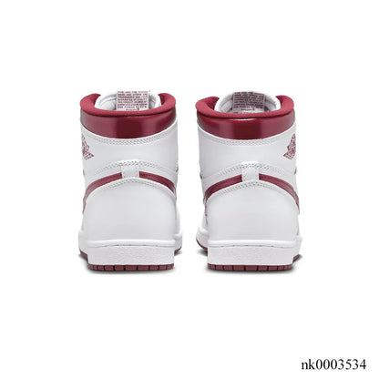 AJ 1 High 85 Metallic Burgundy Shoes Women's Sneakers – Nk0003534