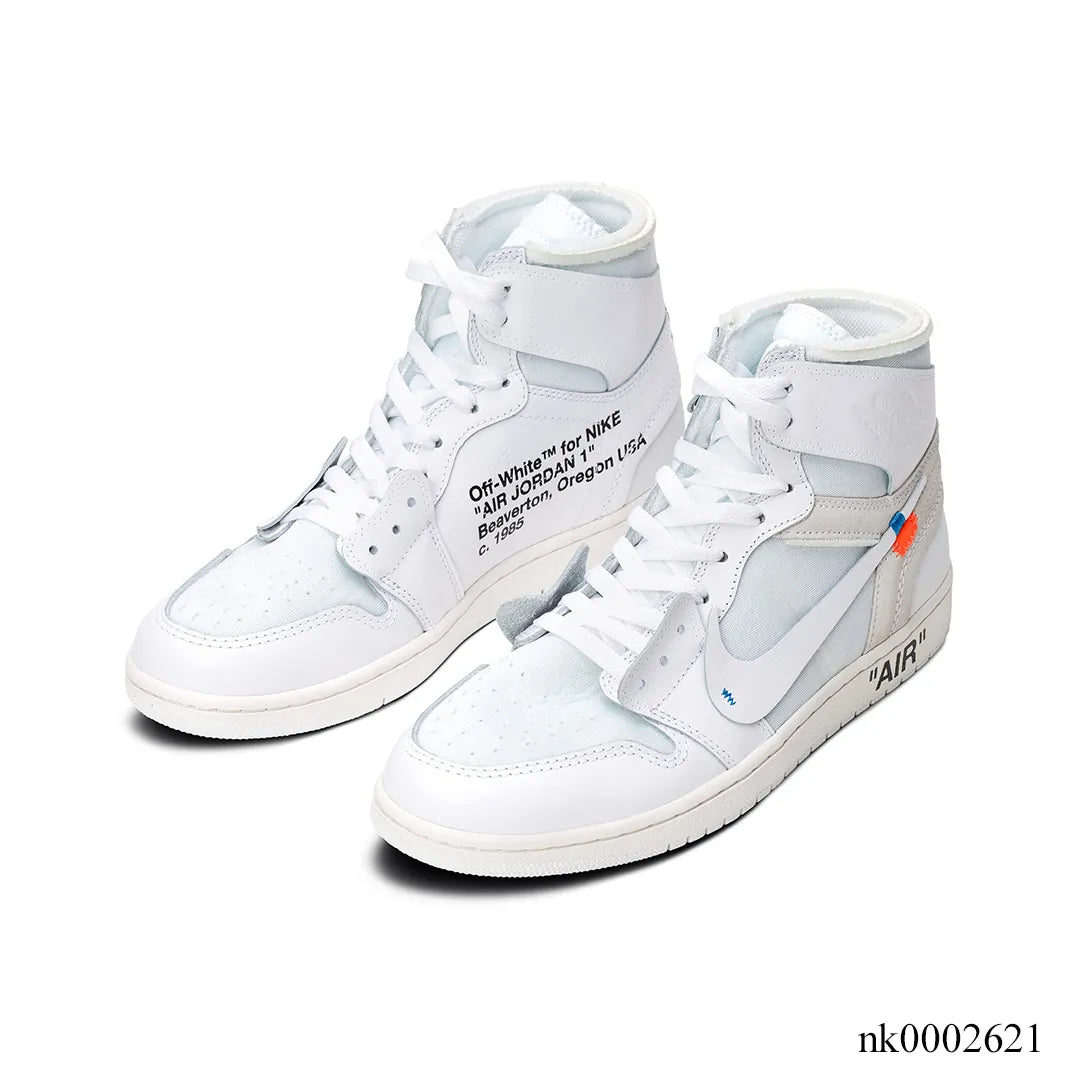 Ow X Aj 1 High White Shoes Men'S Sneakers – Nk0002621