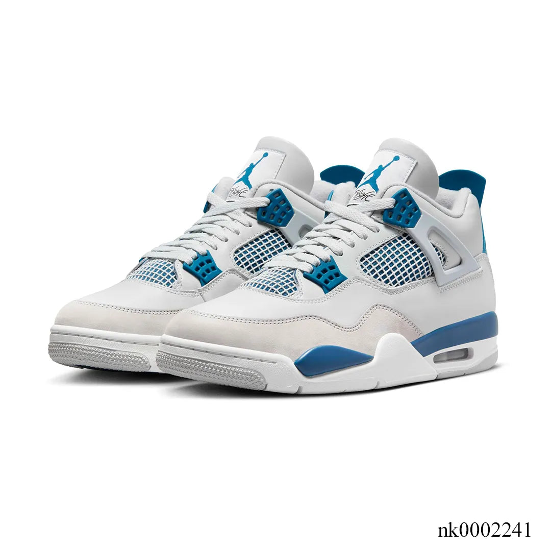 Aj 4 Retro Military Blue Shoes Men'S Sneakers – Nk0002241