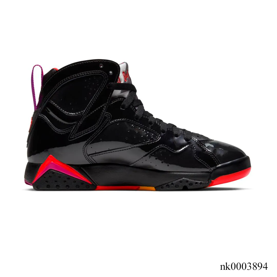 AJ 7 Black Gloss Shoes Women's Sneakers – Nk0003894