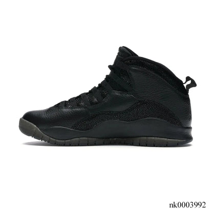 Aj 10 Retro Drake Ovo Black Shoes Men'S Sneakers – Nk0003992