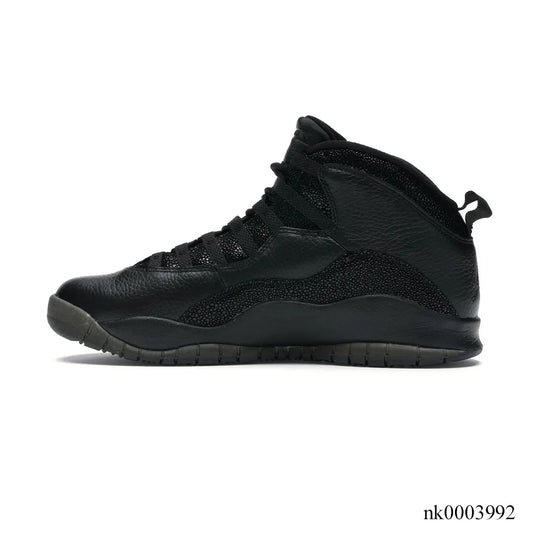 Aj 10 Retro Drake Ovo Black Shoes Men'S Sneakers – Nk0003992