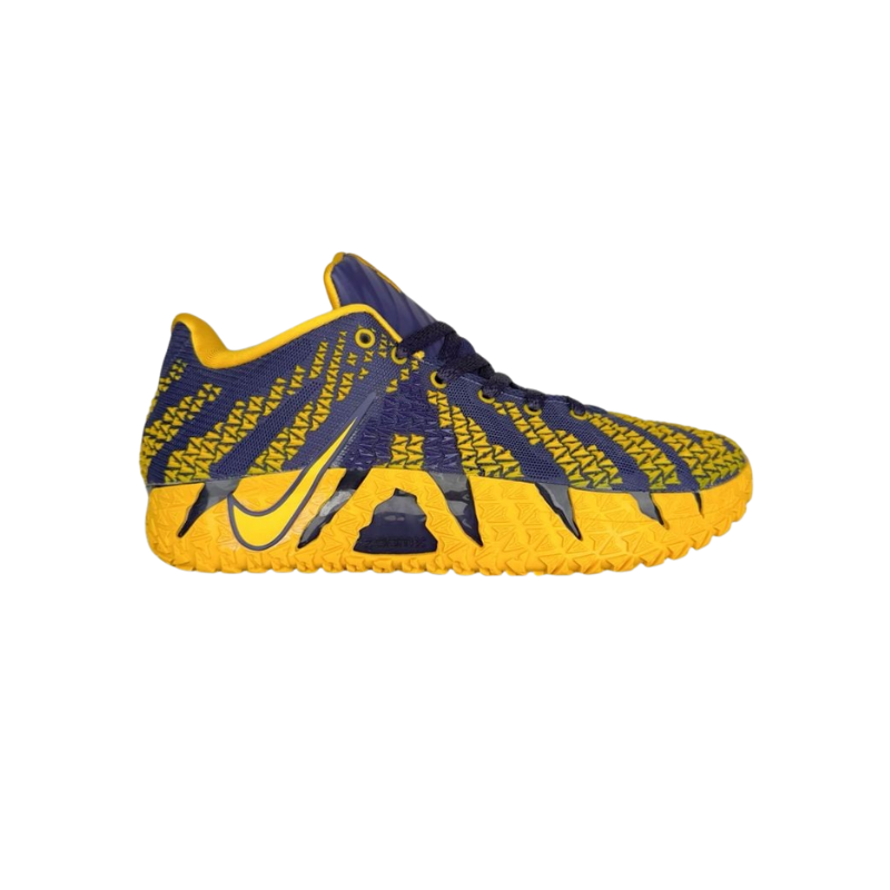 Nike JA 3 navy blue and yellow basketball shoes by Ja Morant

