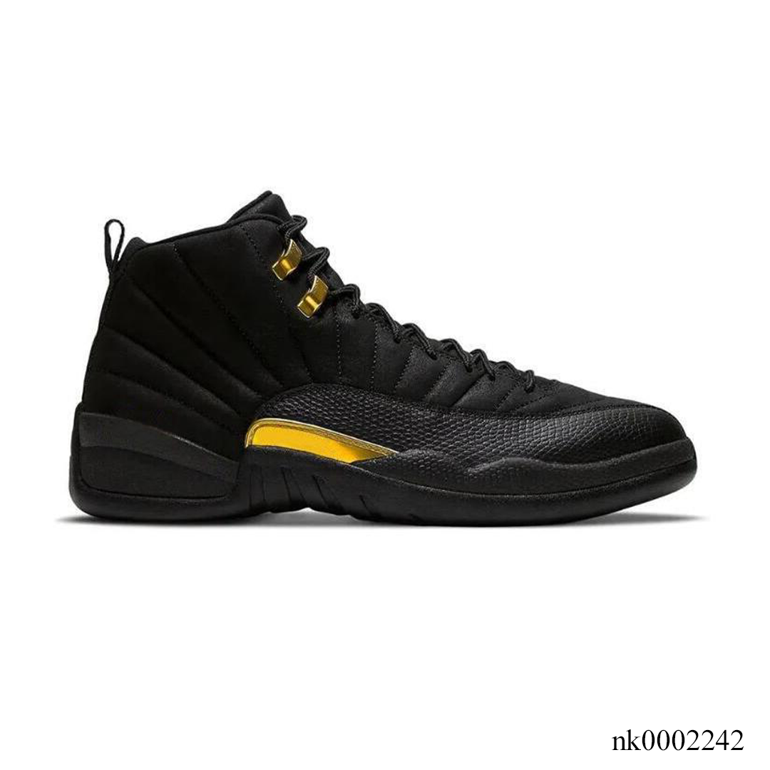 Aj 12 Black Taxi Shoes Men'S Sneakers – Nk0002242