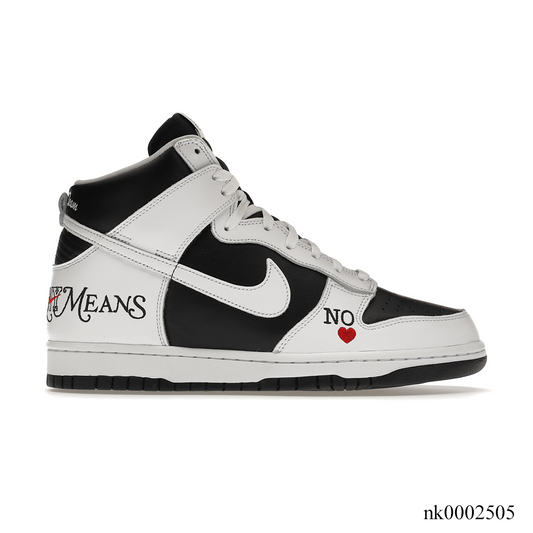 SB Dunk High Supreme By Any Means Black Shoes Women's Sneakers – Nk0002505