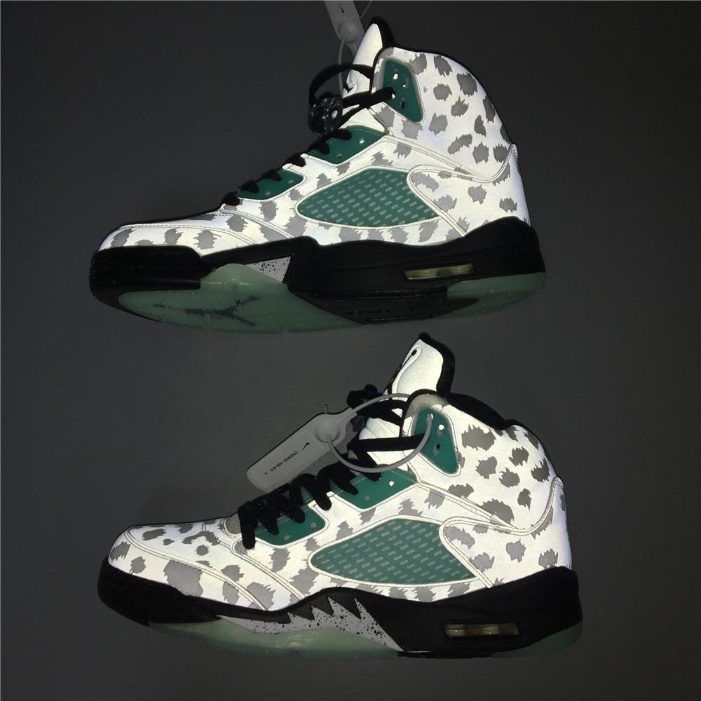 Aj 5 Retro Island Green Shoes Men'S Sneakers – Nk0000087
