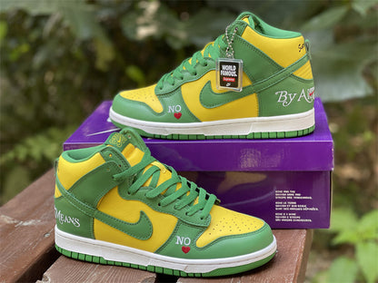 Sb Dunk High Supreme By Any Means Brazil Shoes Men'S Sneakers – Nk0001940