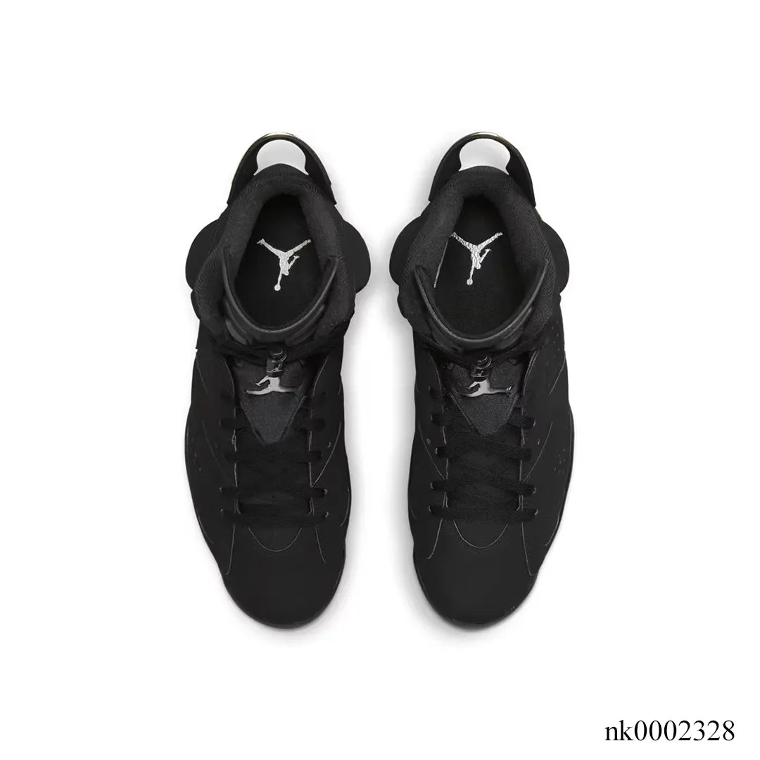 AJ 6 Retro Metallic Silver Shoes Women's Sneakers – Nk0002328