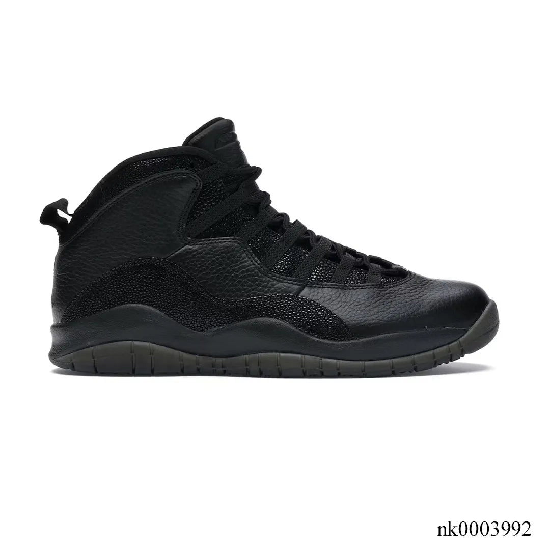 Aj 10 Retro Drake Ovo Black Shoes Men'S Sneakers – Nk0003992