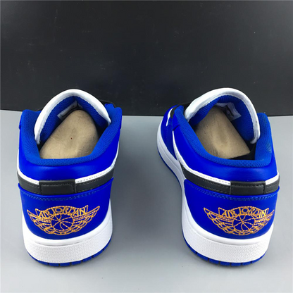 AJ 1 Low Hyper Royal Orange Peel Shoes Women's Sneakers – Nk0000141