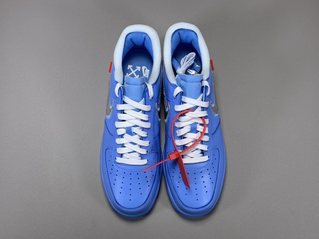 Af 1 Low Ow Mca University Blue Shoes Men'S Sneakers – Nk0000004
