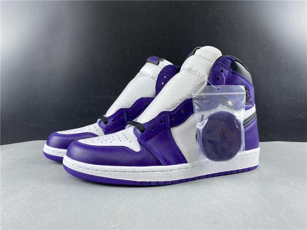 Aj 1 Retro High Court Purple White Shoes Men'S Sneakers – Nk0000683