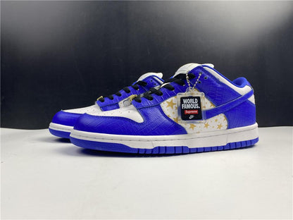 Sb Dunk Low White Blue X Supreme Shoes Men'S Sneakers – Nk0001447