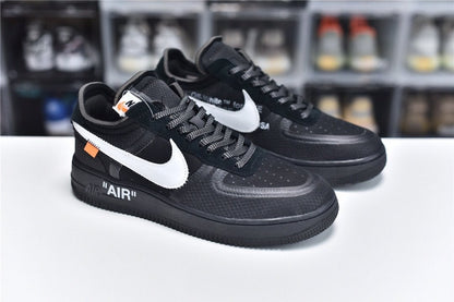 Af 1 Low Ow Black White Shoes Men'S Sneakers – Nk0001672