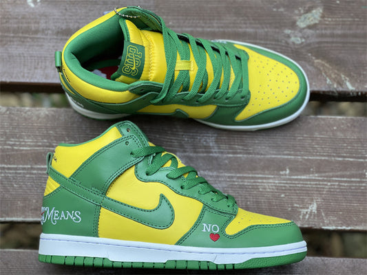 SB Dunk High Supreme By Any Means Brazil Shoes Women's Sneakers – Nk0001940