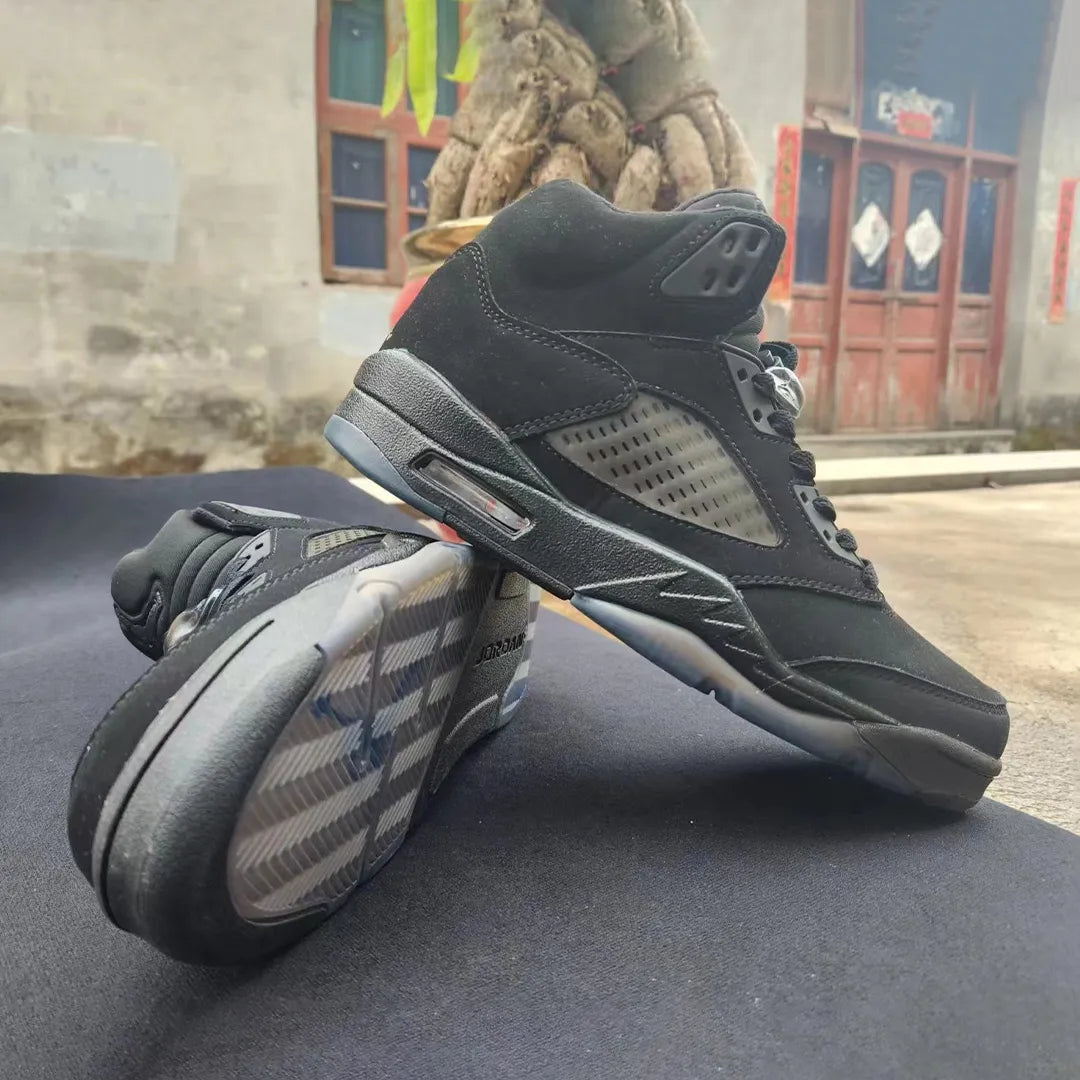 Aj 5 Black Cat Shoes Men'S Sneakers – Nk0003907