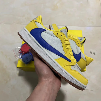 Travis Scott X Aj 1 Low Og Canary/Elkins Shoes Men'S Sneakers – Nk0003839
