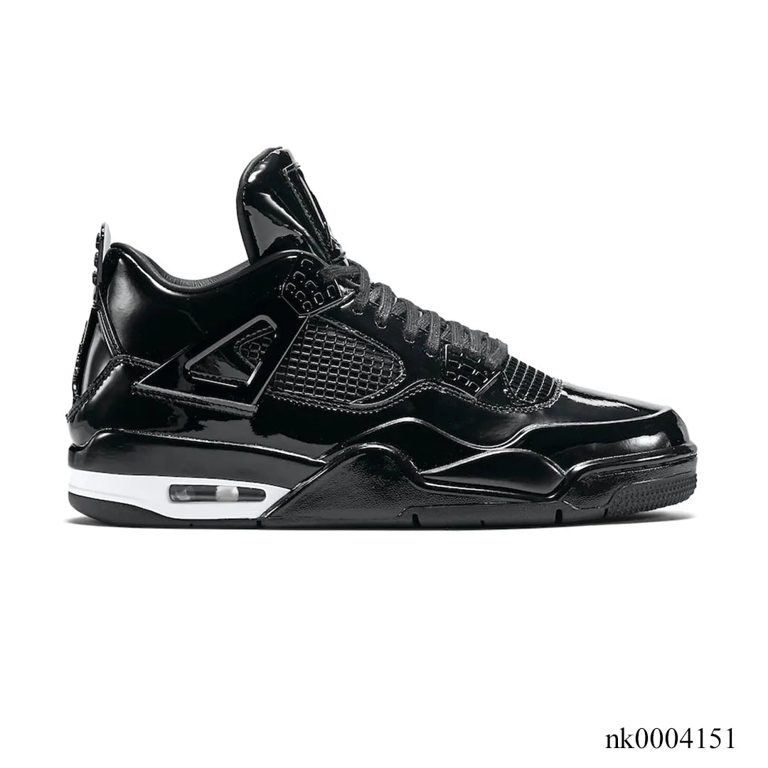 AJ 4 Retro 11Lab4 Black Patent Leather Shoes Women's Sneakers – Nk0004151
