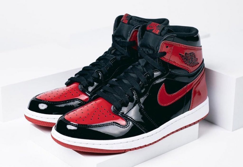 Aj 1 Retro High Og Bred Patent Shoes Men'S Sneakers – Nk0001651