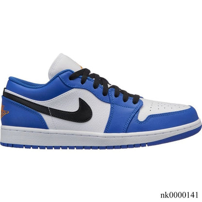 AJ 1 Low Hyper Royal Orange Peel Shoes Women's Sneakers – Nk0000141
