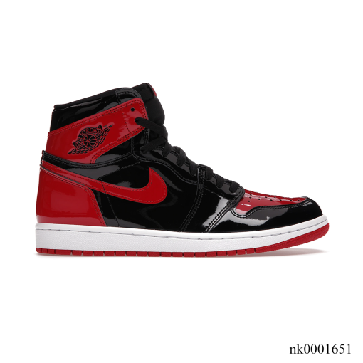 AJ 1 Retro High OG Bred Patent Shoes Women's Sneakers – Nk0001651