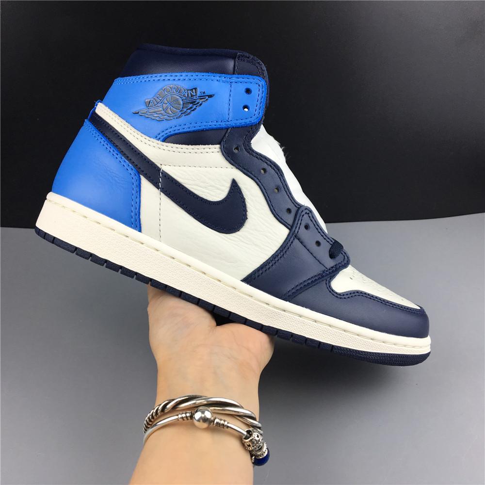 AJ 1 Retro High Obsidian UNC Shoes Women's Sneakers – Nk0000293
