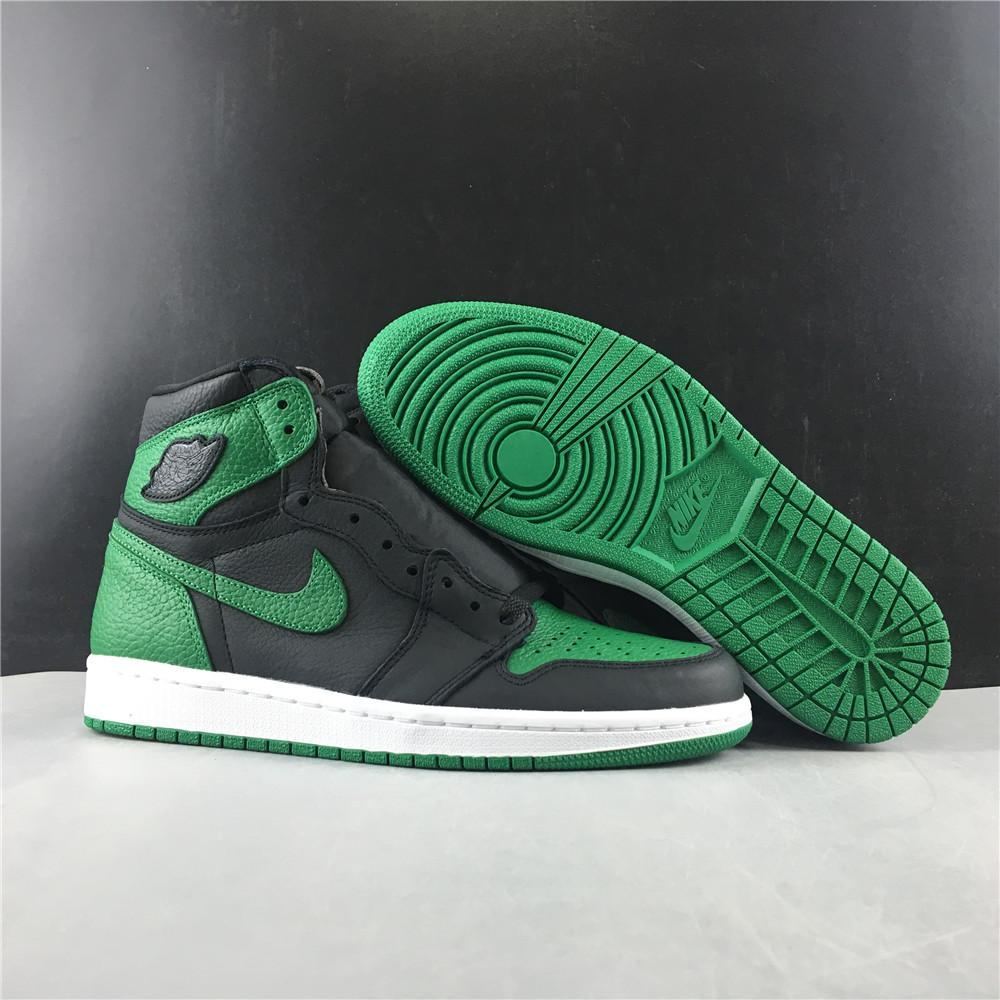 Aj 1 Retro High Pine Green Black Shoes Men'S Sneakers – Nk0000163