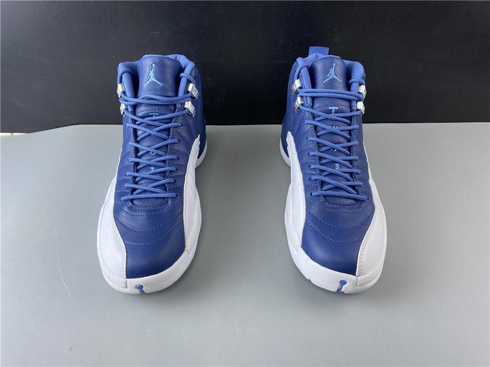 AJ 12 Retro Stone Blue Shoes Women's Sneakers – Nk0000810
