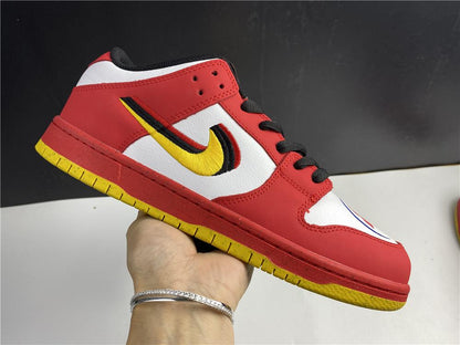 SB Dunk Low White Red Yellow Shoes Women's Sneakers – Nk0001362