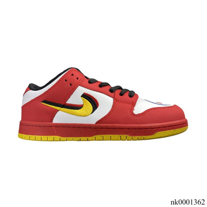 SB Dunk Low White Red Yellow Shoes Women's Sneakers – Nk0001362