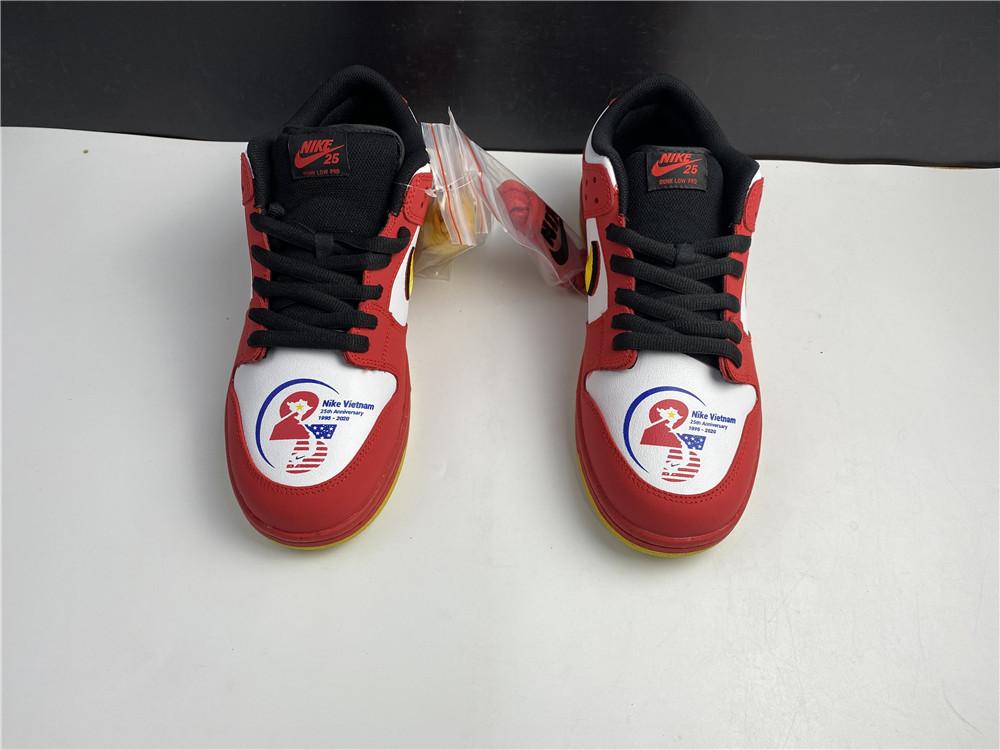 SB Dunk Low White Red Yellow Shoes Women's Sneakers – Nk0001362