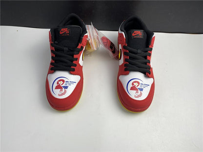 SB Dunk Low White Red Yellow Shoes Women's Sneakers – Nk0001362
