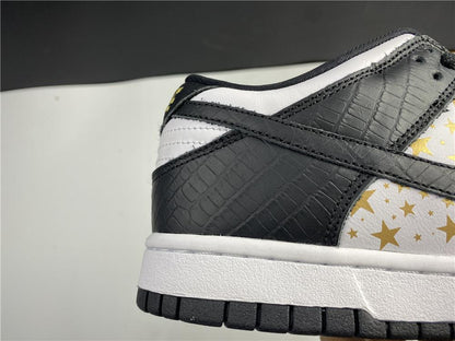 SB Dunk Low Stars Black x Supreme Shoes Women's Sneakers – Nk0001445