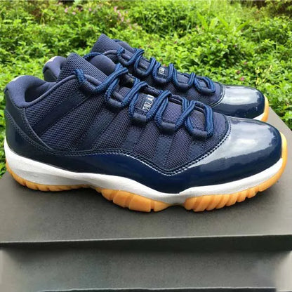 AJ 11 Retro Low Navy Gum Shoes Women's Sneakers – Nk0004099