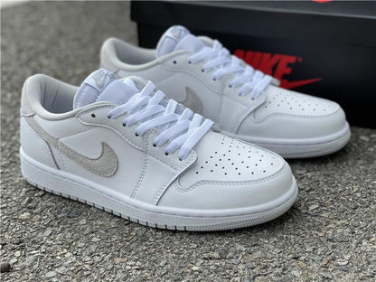 AJ 1 Low OG Neutral Grey Shoes Women's Sneakers – Nk0001623