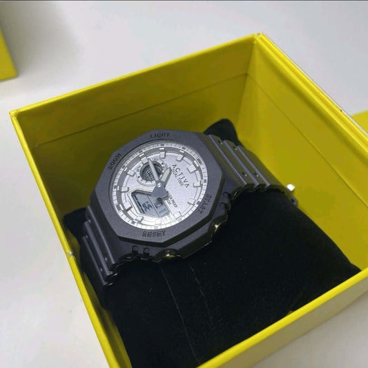 Activa Recon X x Invicta Digital Unisex Watch – 45.5mm Grey/Black (ACW423-015)