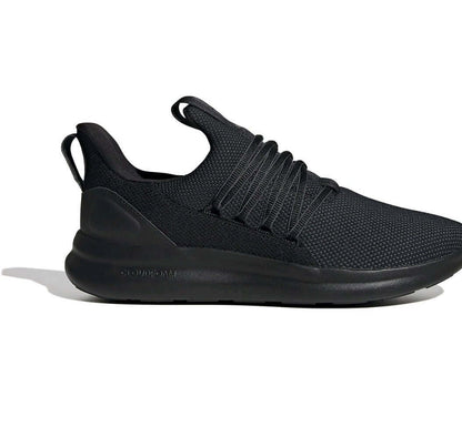 Adidas Lite Racer Adapt 7.0 Men’s Running Shoes – Black, slip-on style for effortless comfort in men's size 9.
