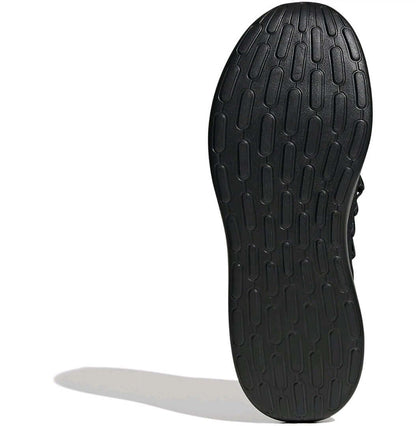 Adidas Lite Racer Adapt 7.0 Men’s Running Shoes - Black sole view, showcasing lightweight tread for superior grip.